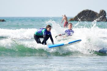 OA Surf Club Surfing Bodyboarding Coasteering in Widemouth Bay Bude Cornwall - Main Image