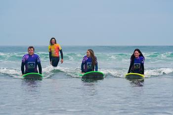 OA Surf Club Surfing Bodyboarding Coasteering in Widemouth Bay Bude Cornwall - Forth Image